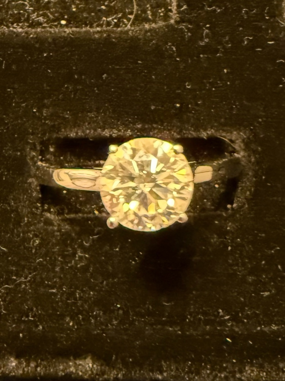 Moissanite Solitaire 925 Ring 2CT Size 10 - Picture 7 of 10